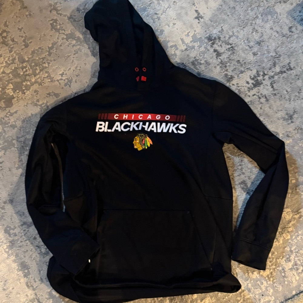 Fanatics Authentic Pro Black and Red Hoodie XL